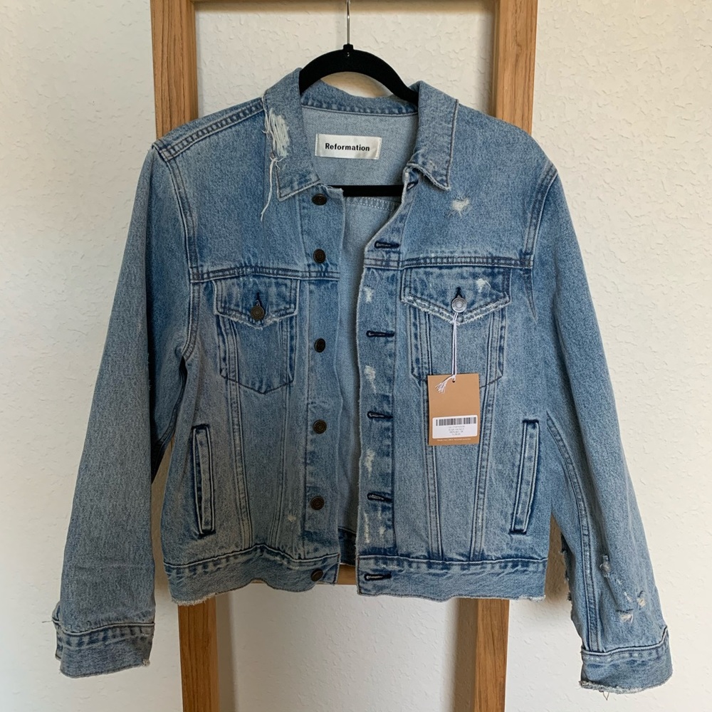 NWT - Reformation Jean Jacket - Picture 3 of 6